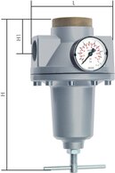 Landefeld DR 5540A-16 Landefeld DR 5540A-16 — Pressure regulator G 1", 0,5 to 16 bar, model series Standard 5