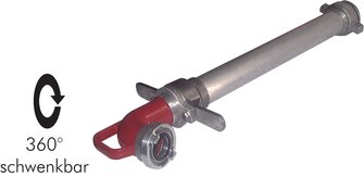 Landefeld STKR 75B Landefeld STKR 75B — Stand pipe, rotatable, 75-B (89mm lug)