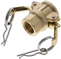 Landefeld KLDGI 12 MS Landefeld KLDGI 12 MS — Kamlock coupling (D) Rp 1/2"(Female thread), Brass