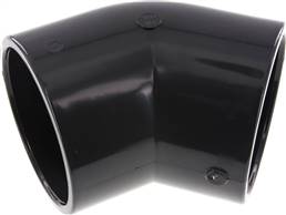 Landefeld PVCW45 110 Landefeld PVCW45 110 — 45° adhesive sockets, angle, PVC-U, 110mm
