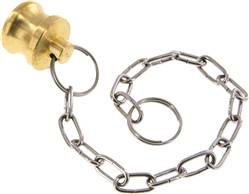 Landefeld KLSV 34 MS Landefeld KLSV 34 MS — Kamlock valved plug (DP) 3/4", Brass