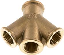Landefeld LW 312 MS Landefeld LW 312 MS — 3-way air junction G 1/2", Brass