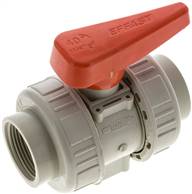 Landefeld KH 114 PPFKM Landefeld KH 114 PPFKM — Ball valve, PP-H/ FKM, Rp 1-1/4" (industrial version)