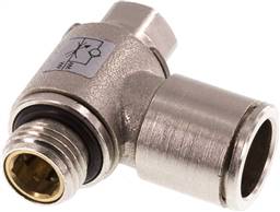 Landefeld GRLBIQS 1412 S MSV Landefeld GRLBIQS 1412 S MSV — Elbow one-way flow control G 1/4"-12mm,Supply air flow controlling