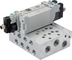 Festo VABM-L1-10HW-18-9 Festo VABM-L1-10HW-18-9 — Festo-Anschlussplatte 566613 VABM-L1-10HW-G18-9 of Festo