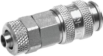 Parker KDK 4 NW2,7 ES4A BA Parker KDK 4 NW2,7 ES4A BA — Coupling socket (NW2,7) 6x4mm hose, 1.4404 of Parker