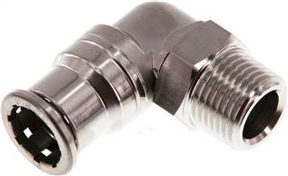 Landefeld IQSL 1216 ES * Landefeld IQSL 1216 ES * — Elbow push in fitting, item. R 1/2"-16mm, IQS stainless steel