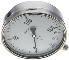 WIKA (WEEE DE92770372) MS 160160 ES WIKA (WEEE DE92770372) MS 160160 ES — Chemical pressure gauge, vertical, 160mm, 0 to 160 bar of WIKA (WEEE DE92770372)