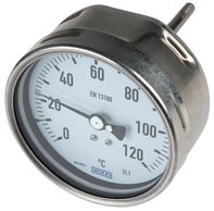 WIKA TW 25063200 ES WIKA TW 25063200 ES — Bimetallic thermometer, horiz-ontal D63/0 to +250°C/200mm of WIKA (WEEE DE92770372)