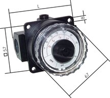 Landefeld MANO R 20 11 Landefeld MANO R 20 11 — Pressure regulator with integrated pressure gauge, G 2", 0 to 11 bar