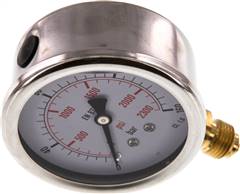Landefeld MS 16063 GLY CRE Landefeld MS 16063 GLY CRE — glycerine pressure gauge vertical (CrNi/Ms), 63 mm, 0 to 160 bar