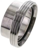 Landefeld DNMA 21265 ESASI Landefeld DNMA 21265 ESASI — Threaded end (dairy thread) Rd 95 x 1/6"-76,1mm, 1.4301