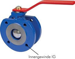 Landefeld KHFLK 100/16 Landefeld KHFLK 100/16 — compact flanged ball valve, steel, DN100-PN16 (DIN/EN)