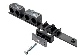 Landefeld GR 5 DORAP Landefeld GR 5 DORAP — Series welding plate for 5 double pipe clamps Size 5, dual