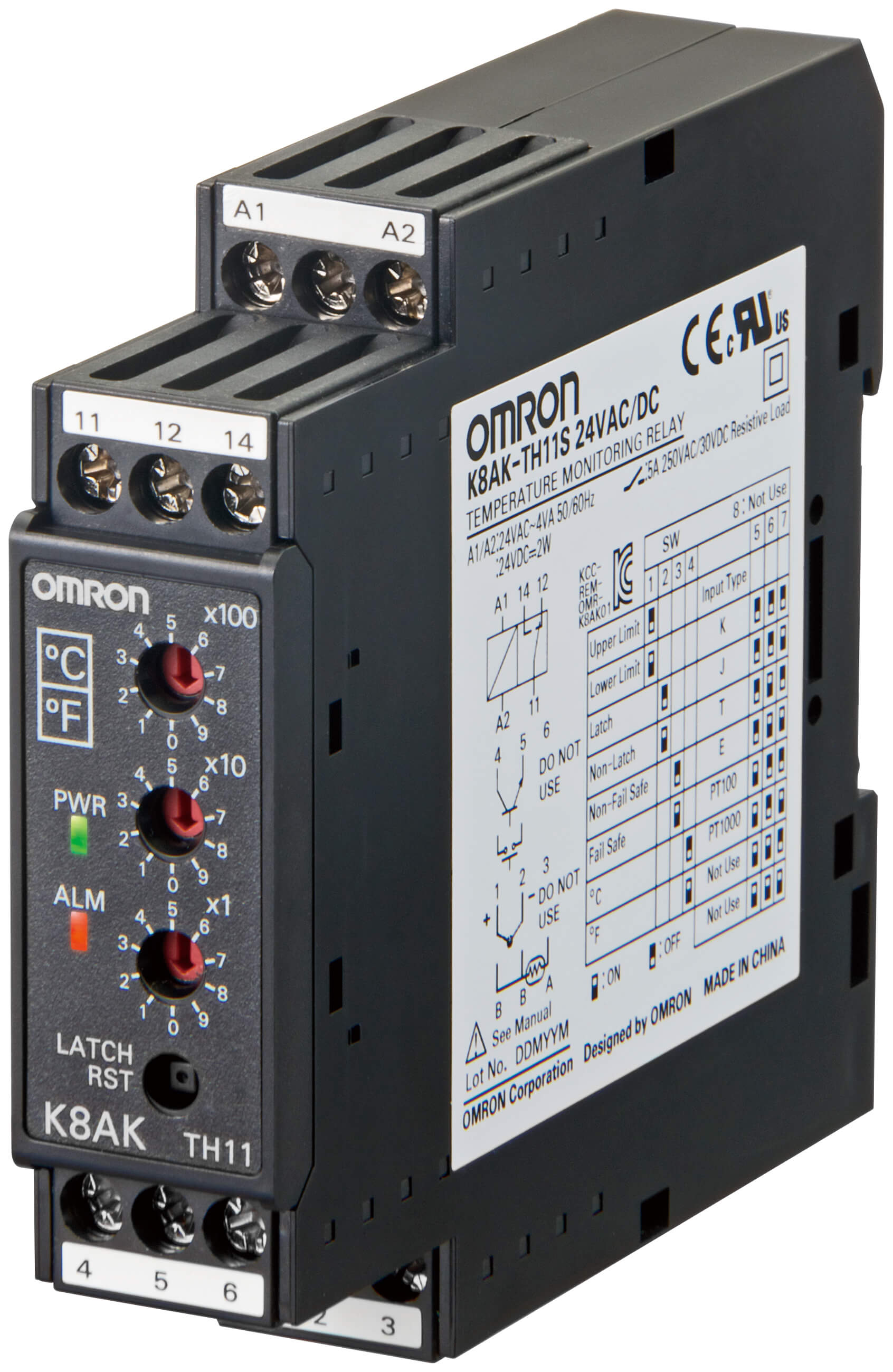 Omron K8AK-TH11S-24VAC-DC Omron K8AK-TH11S-24VAC-DC K8AK-TH