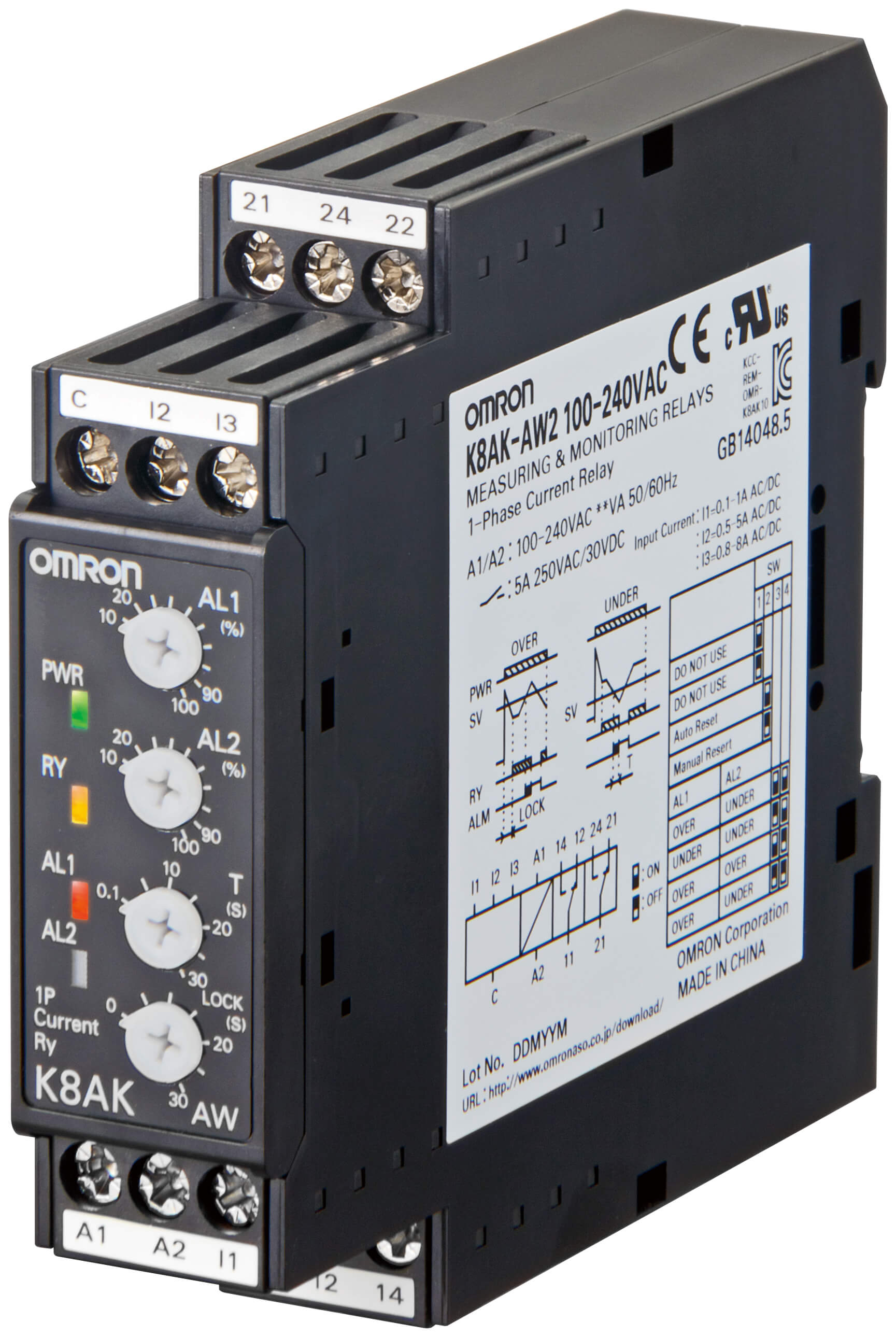 Omron K8AK-AW2-24VAC-DC Omron K8AK-AW2-24VAC-DC K8AK-AW