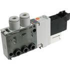 SMC 10-VQ117 SMC 10-VQ117 — 10-21-VQ17 Base Mounted Plug Lead Valves Clean Series