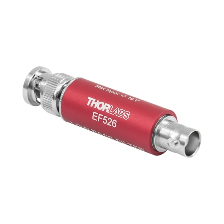 Thorlabs EF526 Thorlabs EF526 — Low-Pass Electrical Filter, ≤15 MHz Passband, Coaxial BNC Feedthrough