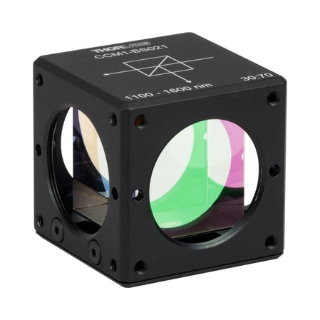 Thorlabs CCM1-BS021 Thorlabs CCM1-BS021 — 30 mm Cage Cube-Mounted Non-Polarizing Beamsplitter, 30:70 (R:T), 1100 - 1600 nm, 8-32 Tap