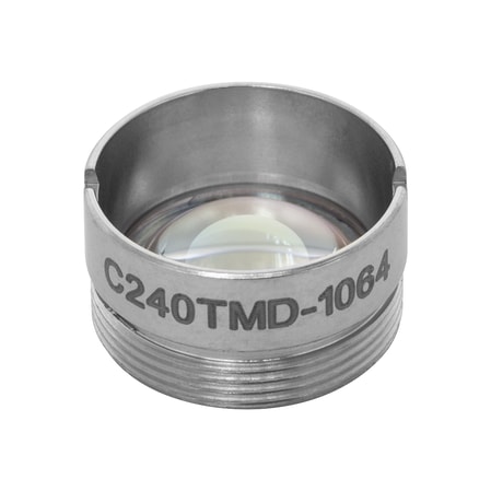 Thorlabs C240TMD-1064 Thorlabs C240TMD-1064 — f = 8.0 mm, numerical aperture = 0.50, WD = 3.8 mm, Mounted Aspheric Lens, ARC: 1064 nm