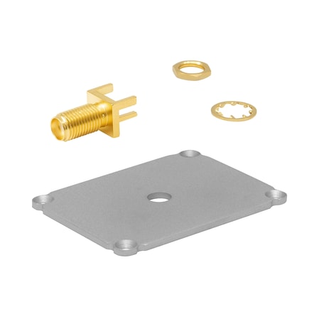 Thorlabs EEDEPSMA Thorlabs EEDEPSMA — End Plate for Electronics Housings, SMA Connector, 1.75" x 2.25"