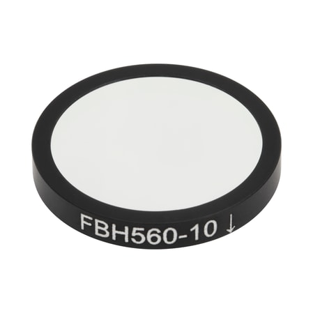 Thorlabs FBH560-10 Thorlabs FBH560-10 — Hard-Coated Bandpass Filter, Ø25 mm, CWL = 560 nm, FWHM = 10 nm