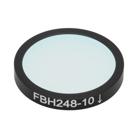 Thorlabs FBH248-10 Thorlabs FBH248-10 — Hard-Coated Bandpass Filter, Ø25 mm, CWL = 248 nm, FWHM = 10 nm