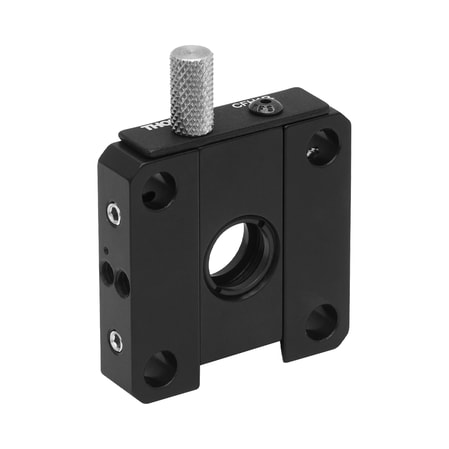 Thorlabs CFH1R Thorlabs CFH1R — 30 mm Cage Plate with Removable Filter Holder for Ø1/2" Optics, 8-32 and M4 Taps