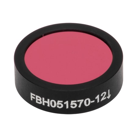 Thorlabs FBH051570-12 Thorlabs FBH051570-12 — Hard-Coated Bandpass Filter, Ø12.5 mm, CWL = 1570 nm, FWHM = 12 nm