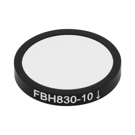 Thorlabs FBH830-10 Thorlabs FBH830-10 — Hard-Coated Bandpass Filter, Ø25 mm, CWL = 830 nm, FWHM = 10 nm