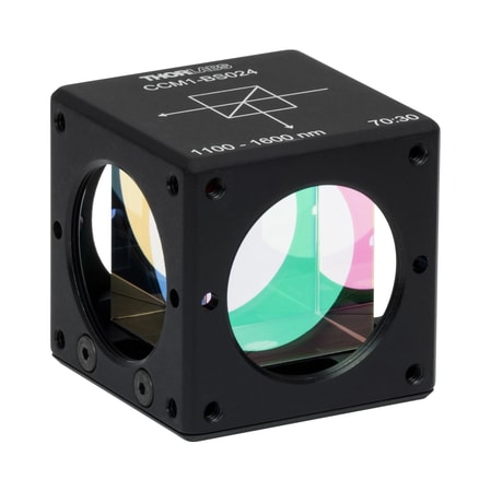 Thorlabs CCM1-BS024 Thorlabs CCM1-BS024 — 30 mm Cage Cube-Mounted Non-Polarizing Beamsplitter, 70:30 (R:T), 1100 - 1600 nm, 8-32 Tap