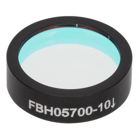 Thorlabs FBH05700-10 Thorlabs FBH05700-10 — Hard-Coated Bandpass Filter, Ø12.5 mm, CWL = 700 nm, FWHM = 10 nm