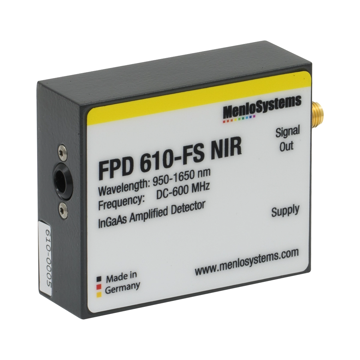 Thorlabs FPD610-FS-NIR
