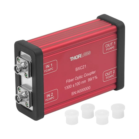 Thorlabs BXC21 Thorlabs BXC21 — 2x2 Boxed Wideband Fiber Optic Coupler, 1300 ± 100 nm, 99:1 Split, FC/APC Bulkheads