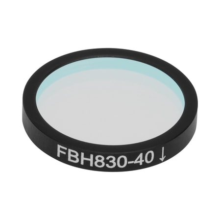 Thorlabs FBH830-40 Thorlabs FBH830-40 — Hard-Coated Bandpass Filter, Ø25 mm, CWL = 830 nm, FWHM = 40 nm