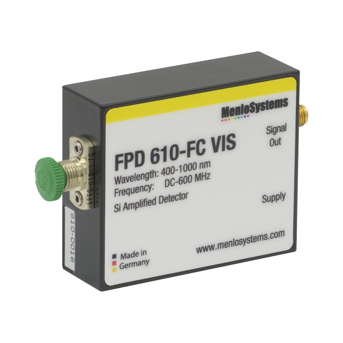 Thorlabs FPD610-FC-VIS