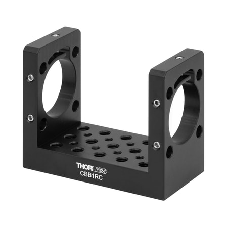 Thorlabs CBB1RC Thorlabs CBB1RC — 30 mm Cage System U-Bench, 1/4"-20 and 8-32 Tapped Holes, SM1 Flexure Mount