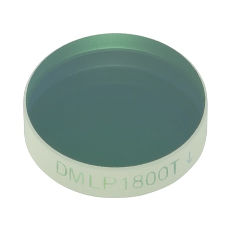 Thorlabs DMLP1800T Thorlabs DMLP1800T — Ø1/2" Longpass Dichroic Mirror, 1800 nm Cut-On