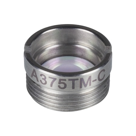 Thorlabs A375TM-C Thorlabs A375TM-C — f = 7.50 mm, numerical aperture = 0.30, WD = 5.59 mm, Mounted Aspheric Lens, ARC: 1050 - 1620 nm