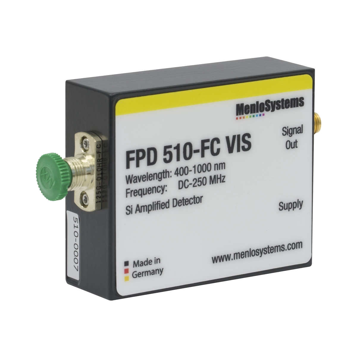 Thorlabs FPD510-FC-VIS
