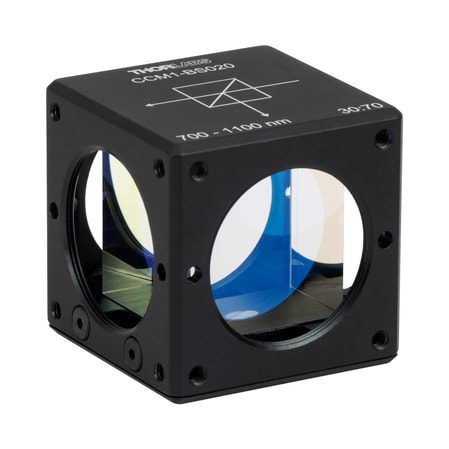 Thorlabs CCM1-BS020 Thorlabs CCM1-BS020 — 30 mm Cage Cube-Mounted Non-Polarizing Beamsplitter, 30:70 (R:T), 700 - 1100 nm, 8-32 Tap