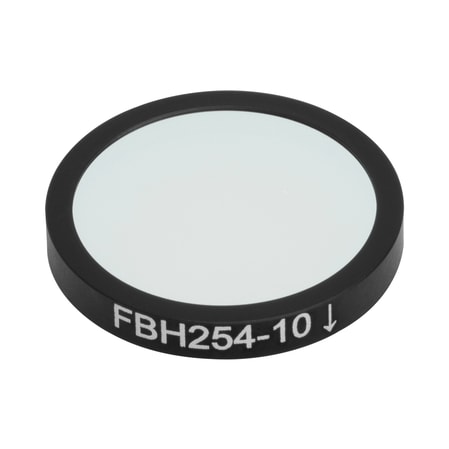 Thorlabs FBH254-10 Thorlabs FBH254-10 — Hard-Coated Bandpass Filter, Ø25 mm, CWL = 254 nm, FWHM = 10 nm