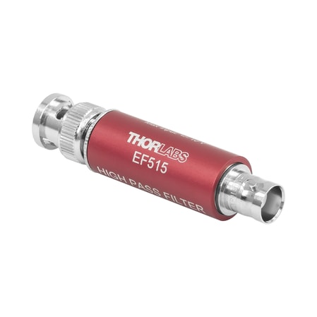 Thorlabs EF515 Thorlabs EF515 — High-Pass Electrical Filter, >10 MHz Passband, Coaxial BNC Feedthrough