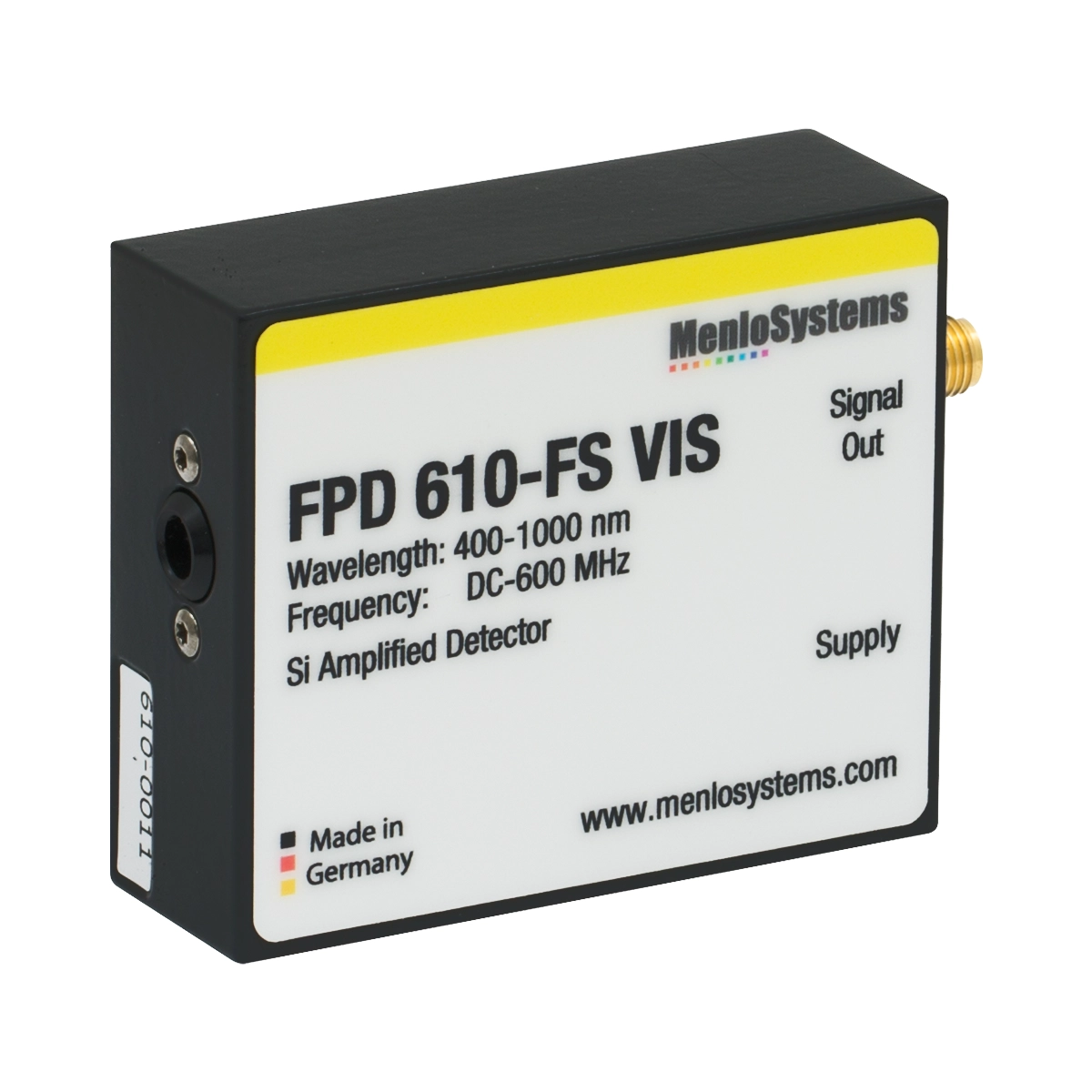 Thorlabs FPD610-FS-VIS