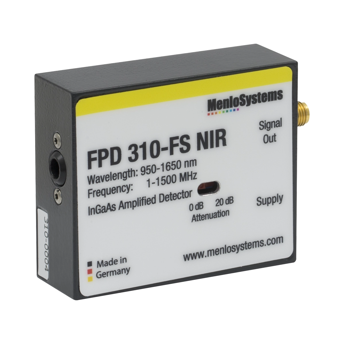 Thorlabs FPD310-FS-NIR