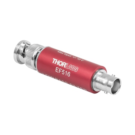 Thorlabs EF516 Thorlabs EF516 — Low-Pass Electrical Filter, ≤4.5 MHz Passband, Coaxial BNC Feedthrough