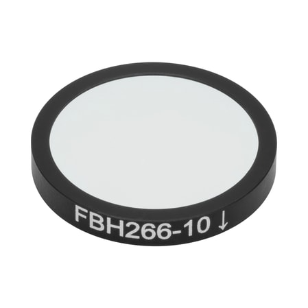 Thorlabs FBH266-10 Thorlabs FBH266-10 — Hard-Coated Bandpass Filter, Ø25 mm, CWL = 266 nm, FWHM = 10 nm