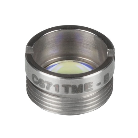 Thorlabs C671TME-B Thorlabs C671TME-B — f = 4.02 mm, numerical aperture = 0.6, Mounted Aspheric Lens, ARC: 600 - 1050 nm