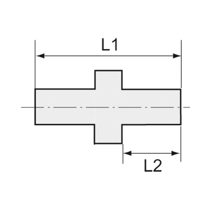 Riegler 110763 Riegler 110763 — Straight screw-in fitting, G 1/8 o., for hose 4/6 mm, AF 14, PA 120.01