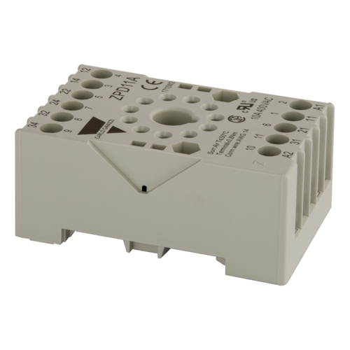 Carlo Gavazzi ZPD11A Carlo Gavazzi ZPD11A — Undecal socket for DIN rail mounting IP20
